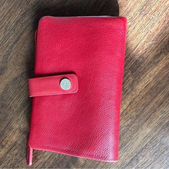 RADLEY Bifold Red Leather Wallet - Picture 1 of 8